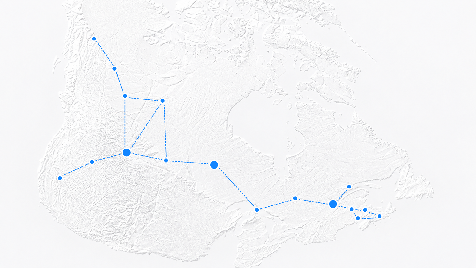 Automoves Canada terminal network map