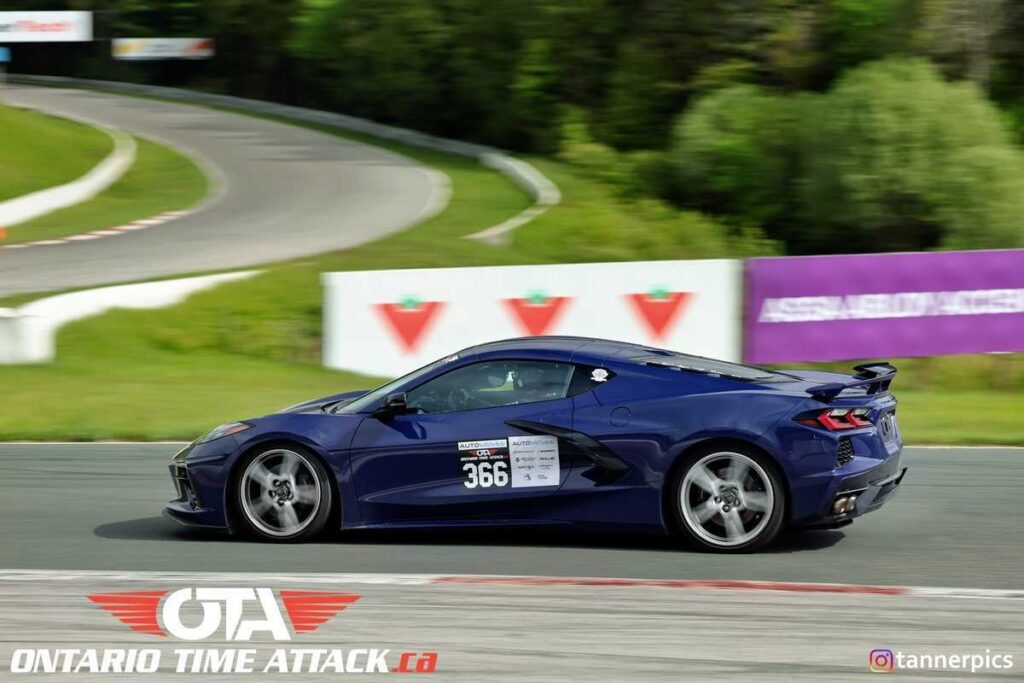 Automoves sponsored Ontario Time Attack contender, representing the car shipping company and its vehicle transport services.
