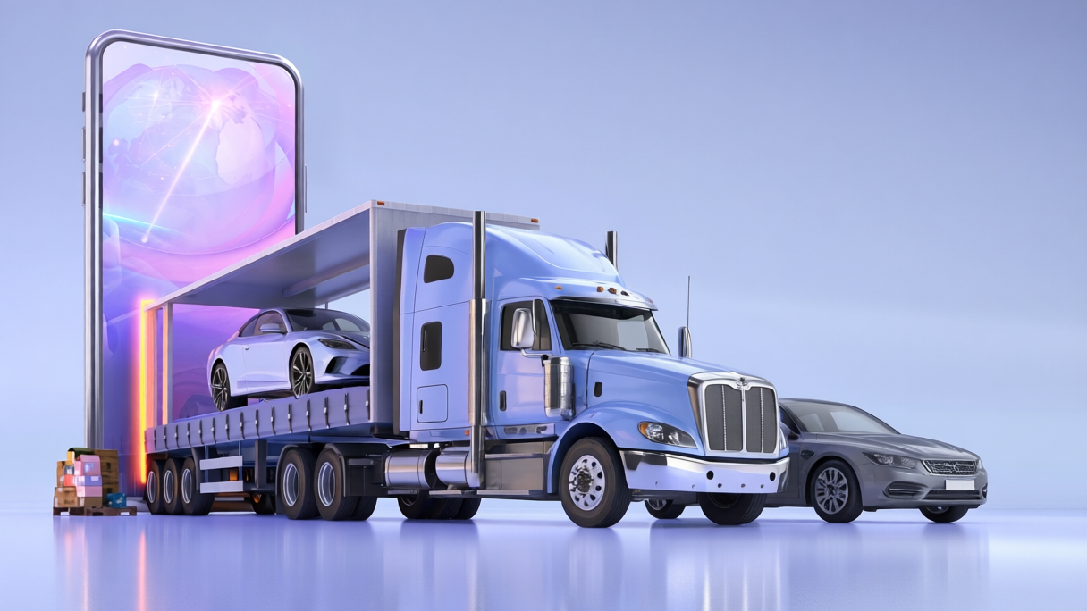 Car hauler istock image