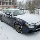 car waiting to be picked up for transport in edmonton